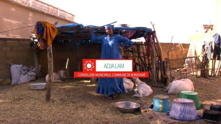 Adja Lam, Conseillère municipale, commune de Bokidiawé