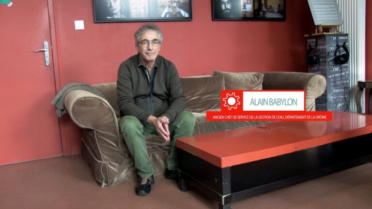 Alain Babylon, ancien chef de service de la gestion de l'eau, Département de la Drôme