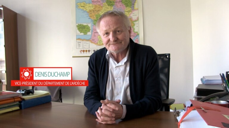 Denis Duchamp, Vice-président du Département de l'Ardèche