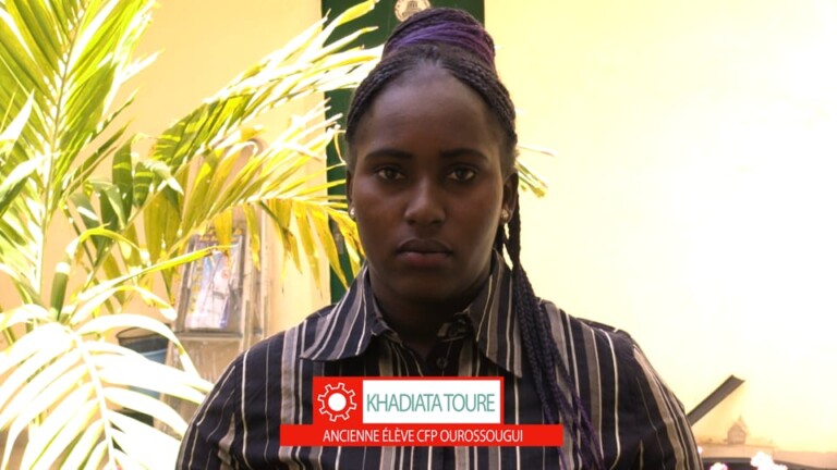 Khadiata Touré, ancienne élève du CFP Ourossougui