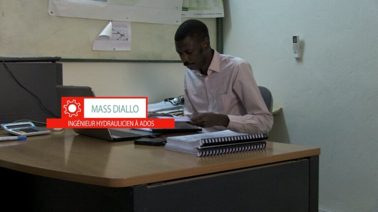 Mass Diallo, Ingénieur hydraulicien à ADOS