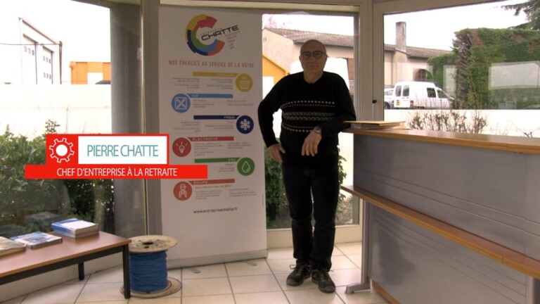 Pierre Chatte, Chef d'entreprise à la retraite