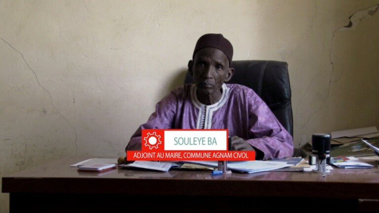 Souleye Ba, adjoint au Maire, Commune Agnam Civol