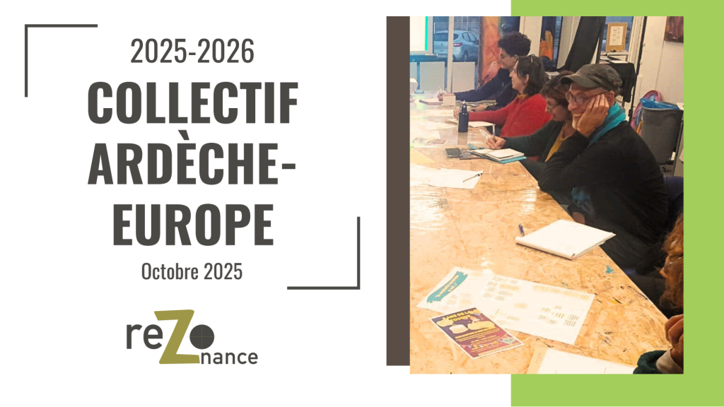 Collectif Ardèche-Europe – Programme 2025-2026 et quelques bonus !