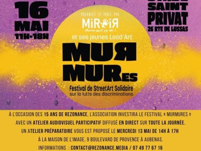 Festival MurMures LE LIVE !
