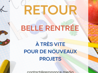C&rsquo;est (quasiment) la rentrée !